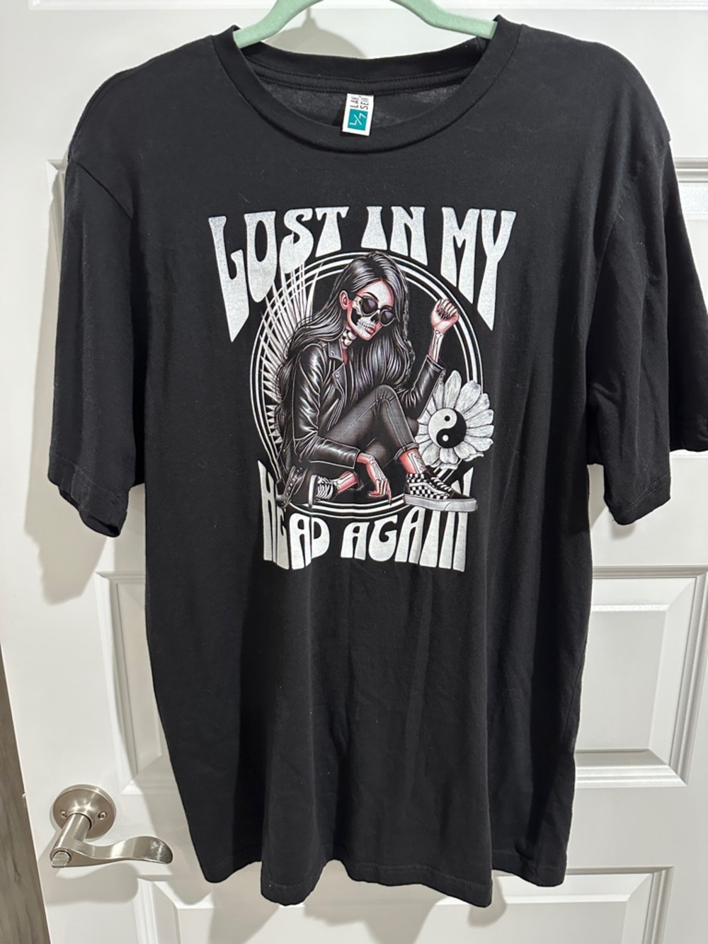 Lost In My Head Again Black Graphic Tee - Men